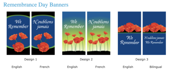 We Will Remember Banner French